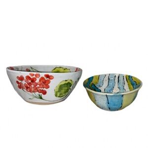 Pottery 2 Hand Painted Bowls